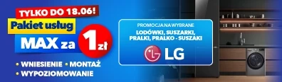 AGD - LG - pralnictwo i lodówki z montażem - 0625 baner główny belka mobi 396x116